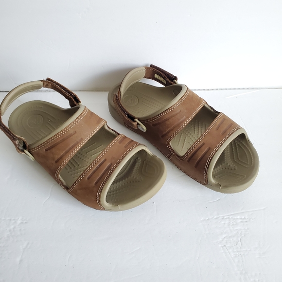 CROCS Other - Crocs Sandals Brown Men's Size 8